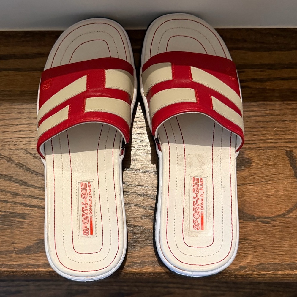 NEW Vintage Donald J. Pliner Sport-i-que Slide Sandals Shoes Women’s 6-1/2 / 6.5
